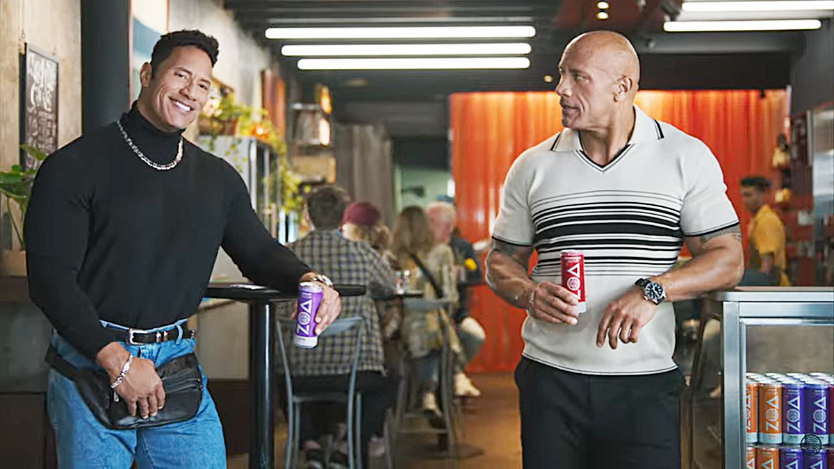 Watch The Rock Teams With Dwayne Johnson In Zoa S Big Dwayne Energy