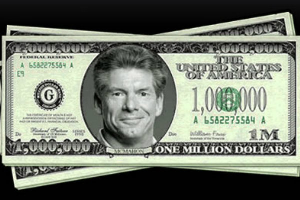 Vince McMahon million dollar bill (WWE)