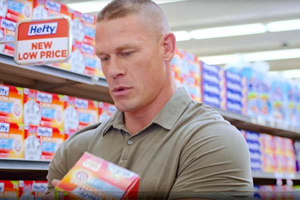 Videos: John Cena's First Hefty "Ultra Strong" Commercials