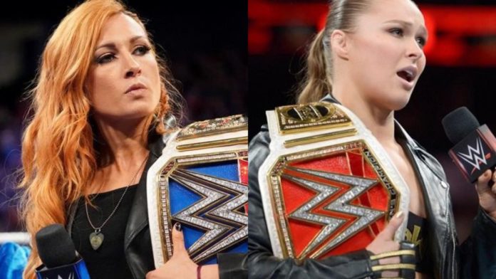 wwe ronda rousey becky lynch