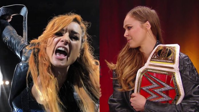 wwe ronda rousey becky lynch