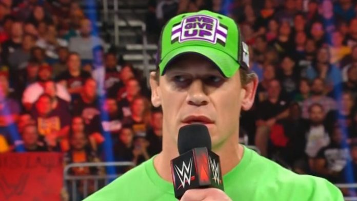 wwe raw john cena