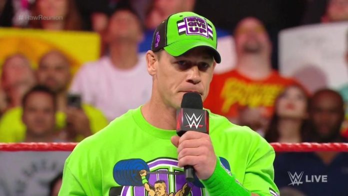 wwe raw john cena