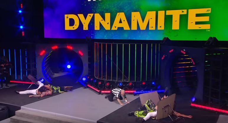 The Young Bucks possibly injured on AEW Dynamite