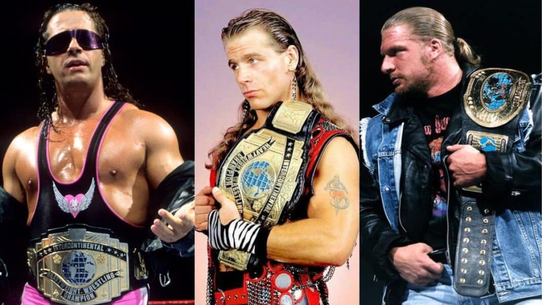 Bret Hart, Shawn Michaels, Triple H