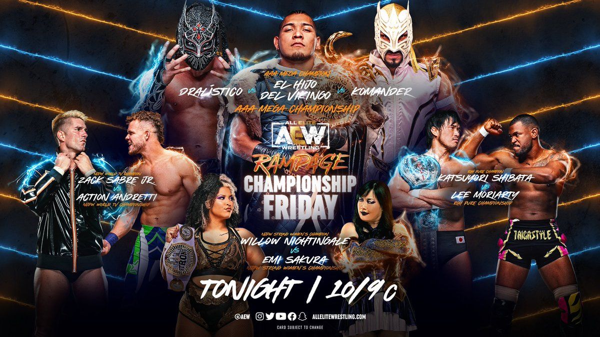 AEW Rampage Results (6/2): El Hijo Del Vikingo Defends AAA Mega Title ...