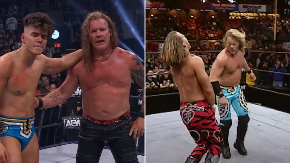 Chris Jericho & Sammy Guevara Recreate WrestleMania 19 Spot with Grand Slam  Turn