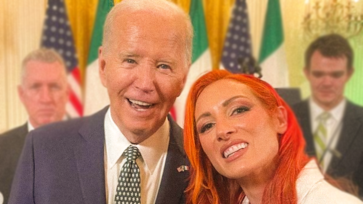 The Man Goes To Washington: Becky Lynch Represents Wwe With President 