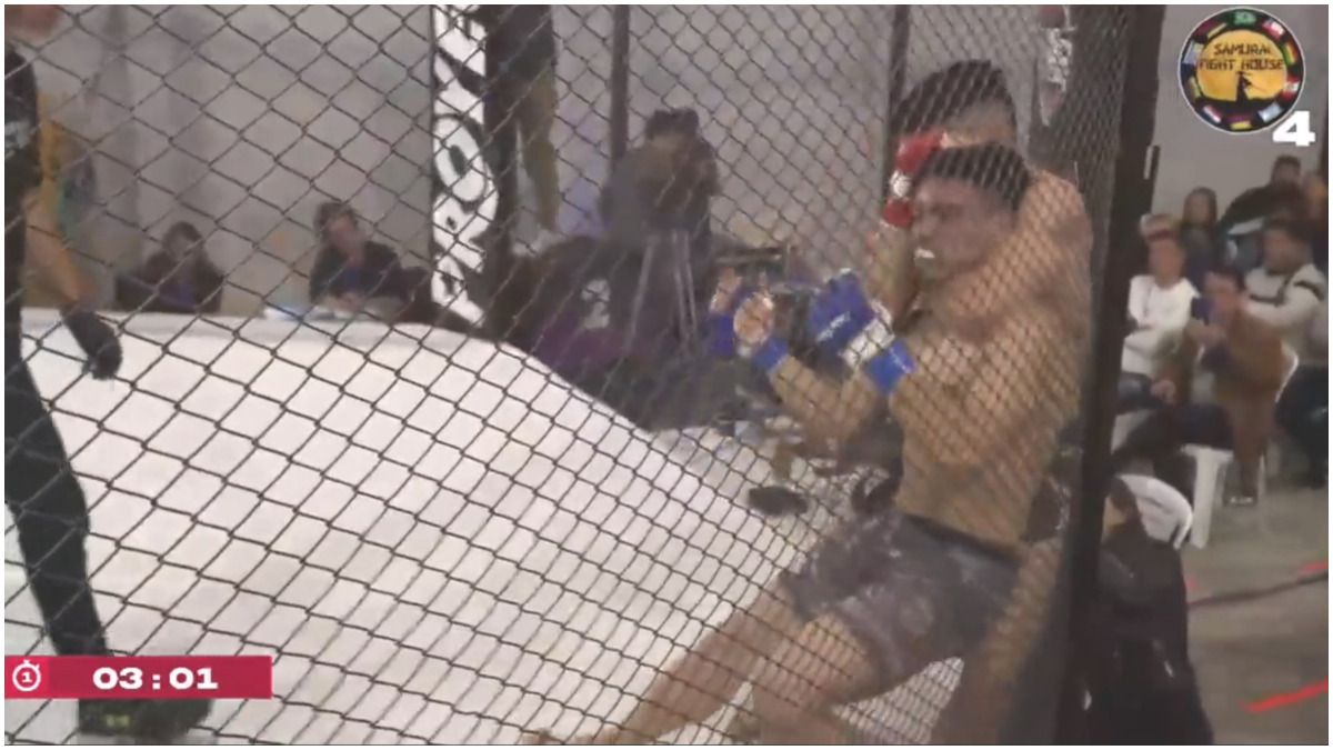 Watch: Kevin Vallejos Locks Up Standing Rear-Naked Choke