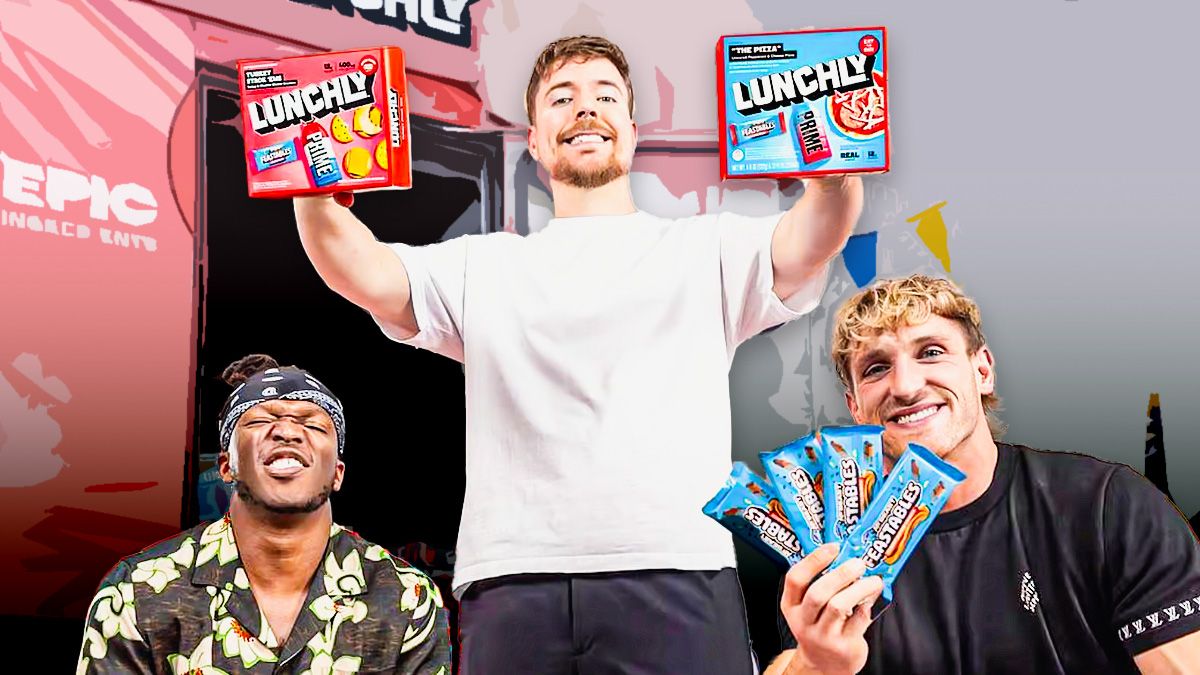 Logan Paul, MrBeast, and KSI Launch 'Lunchly' to Rival Lunchables