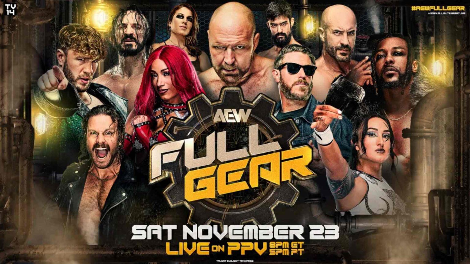 AEW Full Gear 2024 Results Ongoing from Prudential Center