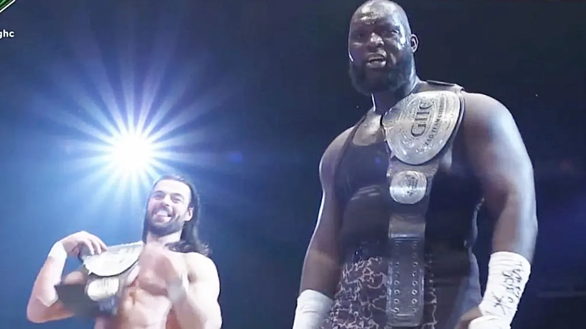 Jack Morris & WWE's Omos Win GHC Tag Titles At NOAH New Year 2025