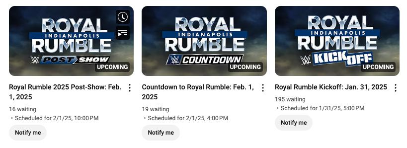 Expected Runtime for WWE Royal Rumble 2025 Revealed